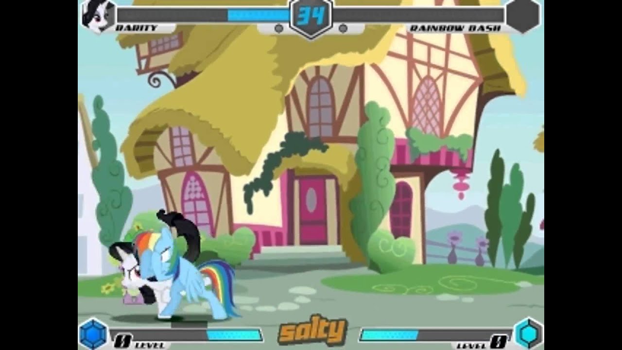 My little pony fighting games online, free